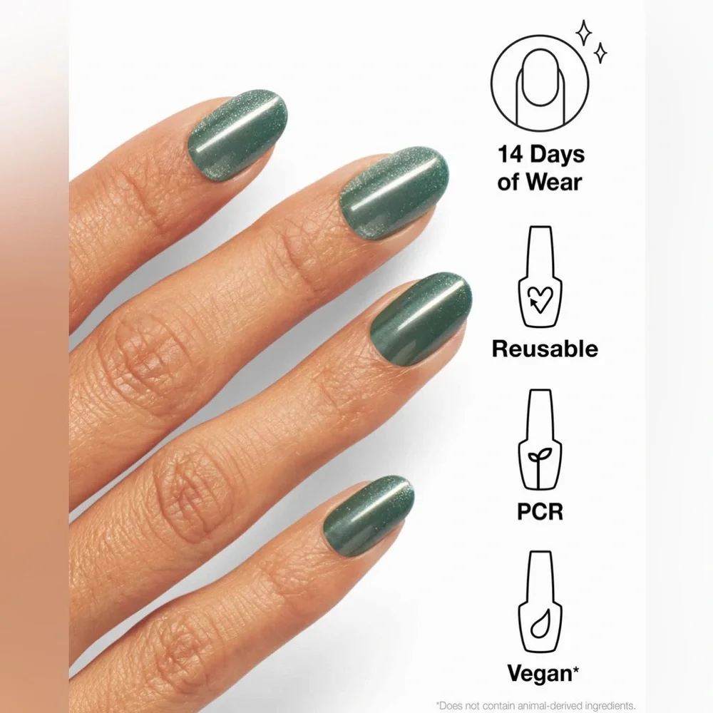 O.P.I. Feelin’ Capricorn-y xPress/on Press On Nails Astrology Zodiac Green OPI